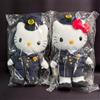 NESSUNA MARCA Set di 2 bambole di peluche ufficiale di polizia Hello Kitty, giocattoli unif...
