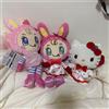FuRyu Mezzo Piano Big Stuffed Pochette Set Red Pink Kitty Plush Confezione da 3 pezzi