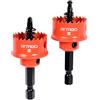 Armeg SSH25TP - Sega a tazza Acceler8% per lamiere d'acciaio, confezione da 2, 25 mm, metallo