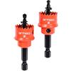 Armeg SSH20TP - Sega a tazza Acceler8% per lamiere d'acciaio, confezione da 2, 20 mm