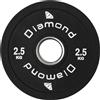 DIAMOND JK DISCO OLIMPICO MULTIPRESA RIVESTITO IN TPU FORO Ø 50 2.5 kg