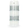 Alecto BF-4 Porzionatore di latte in polvere senza BPA con 4 contenitori, 4 x 100 ml, Grigio