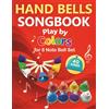 Open White Book Hand Bells Songbook: Play by Colors with 40 Songs for 8 Note Bell Set
