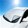 GUANGDAOVOD Copertura per parabrezza, per auto, inverno, protezione solare, ultra spessa