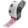 BETCKEY - 1 Rotolo DK-11221 Etichette Quadrate Compatibile con Brother, 23mm x 23mm, 1000 Etichette Colorate Rosa per Stampanti di Etichette Brother QL