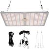 IDEALHOUSE Lampada intelligente a LED dimmerabile per piante, spettro completo, 300 W, alto PPFD, bianco + rosso + IR, per germinazione/crescita/fioritura, tenda da coltivazione per interni 3 x 3/4 x