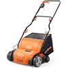 LawnMaster Scarificatore per Prato da 1350 W, rastrello per Prato, aeratore, scarificatore Elettrico con Larghezza di Lavoro di 33 cm, Accessori intercambiabili, profondità di Lavoro Regolabile e