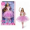 Barbie Signature Schiaccianoci Bambola 25° anniversario | con tutù da ballerina luccicante ispirato al design originale, corpetto con ruches, scarpette rosa e tiara dorata, JJY15