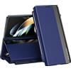 COQUE Custodia a libro in pelle Samsung Galaxy Z Fold 6, Supporto, Chiusura magnetica, Slot per pennino, Cover pieghevole per Samsung Galaxy Z Fold 6-Blu