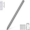 Zspeed Penna Stylus Magnetica compatibile con Remarkable 2 Pen, Penna Sostitutiva con Gomma, 4096 Livelli di Pressione, Palm Rejection, Tilt & 5 Punte, per Remarkable 2/1, Argento