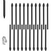 XIHIRCD 20pz Punte S Pen per Samsung, Punte Stilo di Ricambio con Pinzette S Pen Nibs Compatibili con Galaxy Tab S7 Fe Tab S7 Tab S7 Plus Tab S8 Tab S8 Plus (Nero)