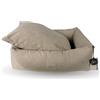 Ligo Buddy Elegance- Lettino Cuccia per cani realizzata in Italia. Cuscino materasso per Cane cuccetta completamente sfoderabile e lavabile in lavatrice. (L/XL: 110 X 85 cm, SOFT BEIGE)