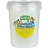 Supa Lana filtrante per Acquario, 1 litro, Materiale Sintetico, Ideale per Rimuovere Particelle di rifiuti in acquari e sistemi di filtraggio per laghetti, Bianco, Grande