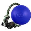 Jolly Pets Horsemen's Pride Jolly Pets, Romp-n-Roll, Giocattolo per Cani con Corda e Palla, 15,2 cm, Medium, Colore Blu