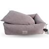 Ligo Buddy Elegance- Lettino Cuccia per cani realizzata in Italia. Cuscino materasso per Cane cuccetta completamente sfoderabile e lavabile in lavatrice. (XS/S: 50 X 60 cm, SOFT ROSA)