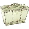 HAKU Portagiornali vintage, Legno massiccio, MDF - Dim. L 45 cm x A 35 cm x P 25 cm, Stile Industriale