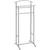 HAKU Servo Muto da uomo, grigio, acciaio tubolare - Dim.: L 48 x A 36 x P 107 cm, Stile: Moderno