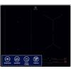 Electrolux Piano Cottura Induzione da Incasso, KIS62453I, 60 cm, Serie 700, 4 Fuochi, Zona Combinata Flessibile, Funzione Hob2Hood, SenseBoil, Comandi Slider Touch, Funzione Sicurezza Bambino
