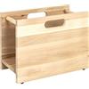 HAKU Portagiornali faggio al Vapore, Legno Massiccio - Dim. L 40 cm x A 30 cm x P 21 cm, Stile Moderno