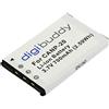 digibuddy OTB 8001906 - Batteria agli ioni di litio per Casio NP-20, colore: Nero