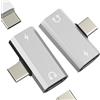 zoyuzan Adattatore per cuffie USB C (confezione da 2) doppio jack di tipo C DAC audio caricabatterie splitter per iPhone 16 15 per Apple per iPad compatibile con porta di ricarica per cuffie Samsung, cavo di
