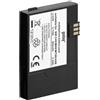 Wentronic 63356 - Batteria ricaricabile agli ioni di litio, 900 mAh, 3,7 V, batteria ricaricabile (900 mAh, agli ioni di litio, 3,7 V, nero, 1 pezzo(i)