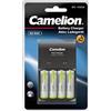 CAMELION BC-1002A - Caricabatterie per batterie rotonde NiCd, NiMH LR03 (AAA), LR6 (AA)