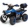 Mini Quad Elettrico per Bambini 6V Kid Go Deluxe Blu