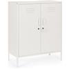 Bizzotto Credenza Cambridge 2 Ante cm.40x80 h.101 colore Bianco Crema