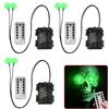 JINGTOPS 3 Pezzi Occhi Luminosi Halloween Decorazioni Con 8 Modalità Effetto Led | Occhi Luminosi Rossi Per Halloween Maschera Horror Scheletro Gigante Lapidi Giardino Decorazioni Halloween Esterno