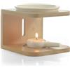 SUNOYA Bruciatore di Olio Essenziale Burner in Ceramica, Bruciatore di Cera in Ceramica, Bruciatore di Oli Essenziali, Lampada Profumata per Oli Essenziali per Yoga Ufficio Soggiorno
