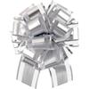 yisight 10pz Fiocchi Regalo Grandi, Fiocchi per Auto Matrimonio, 15 cm, Fiocco Natalizio con Nastro Regalo, per Matrimoni, Compleanni, Confezioni Regalo, Sacchetti di Zucchero (Argento)