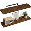 WOLTU Mensola da Parete, Mensola da Muro, Legno MDF, Set di 2, per Cucina, Bagno, Soggiorno, ECC RG9370hov-2