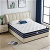 YIDATONG Materasso 140x190 cm, Alto 28 cm, Materasso Matrimoniale con Molle Insacchettate e Memory Foam, Durezza H3, Struttura Ortopedica a 7 Zone, Rinforzato sui Bordi, Ipoallergenico, Favorevole al Riposo