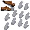 TATIVALO Scarpiera salvaspazio antiscivolo, 30 pezzi, colore grigio | Organizer per scarpe con scomparto per scarpe regolabile, supporto per scarpe regolabile in altezza, regolazione a 3 livelli