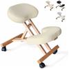 Produce Shop Sedia ergonomica posturale Sgabello Svedese Legno Ufficio Balancewood - Beige