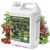 CULTIVERS Concime universale liquido ecologico da 5 litri. Fertilizzante organico e naturale al 100%. Soluzione NPK (4-1-7) con micronutrienti (B, CU, Fe, MN, Mo e Zn) con aminoacidi