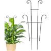 Generico Supporto per impianti di arrampicata in metallo - Frame di ferro per piante da in vaso | Garden Trellis per, orchidea, caprifoglio, rose | Supporto verticale per uso esterno interno, b
