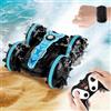 Fancysky Macchina Telecomandata, 2.4Ghz Macchina Radiocomandata Anfibia, Auto Telecomandata 4WD, Gira e Rigira a 360°, Controllo dei Gesti, Regali di Natale, Piscina, Giocattoli da Spiaggia