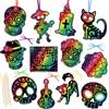 DPKOW 36 x Día de Los Muertos Scratch Art Bambini, Messicano Teschio Scratch Art per Bambini Graffiti Arti Mestieri Dia de Los Muertos Bambino Fai-da-Te Artigianato Addobbi Gadget
