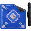 Generic 83 x 83 pollici impermeabile riduzione del rumore Mahjong Mat antiscivolo durevole tovaglia per American Mah Jongg Poker Card Domino
