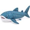 lilizzhoumax Peluche Squalo Balena, 120 cm, Pesce Realistico Morbido con Forma Dettagliata, Animale Imbottito per Bambini da 3 Anni, Pescatori e Collezionisti