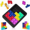 Ainiv Pop Push It Fidget Toy, Colorato Silicone Spremere Pop Bubble Giocattoli Sensoriali, Apprendimento Educativo Puzzle Intelligence Fidget Toys, Gioco da Tavolo Puzzle per Bambini Adulti
