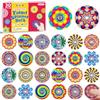 SCIONE 30 Pezzi Mini Fidget Spinner Regalini Fine Festa Compleanno, 15 Motivi Caleidoscopio Acrilico, Gadget Compleanno Bambini, Premi Classe, Giochi Sensoriali, 3.8 cm