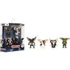 Jada Gremlins - Confezione da 4 statuine pressofuse, giocattolo per bambini e adulti, 6,3 cm