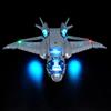 GEAMENT Set di Luci LED Compatibile Con LEGO Il Quinjet degli Avengers (The Avengers Quinjet) - Kit Di Illuminazione per 76248 Modello da Costruire (Modello di mattoncini non incluso)