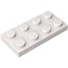 XYEIUGO 3020 Piastra Base Piastra 2x4 50 Pezzi GDS-511 compatibile con Lego Mattoncini da Costruzione Colore:Blanc 1