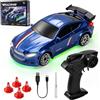 LTFIOON 1:64 Mini Macchina Telecomandata Drift, Auto 4WD da Tavolo con Telecomando | Auto Telecomandata Bambino,2 Velocità, Type-C, Sterzo Proporzionale, Auto RC Drift da Tavolo per Bambini e Adulti
