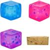 Copfeqyr 1 confezione da 3,5 cm / 1.38in. Snowflake Squeeze Toy - Fidget Toys for Kids and Adults, stress Cube, Squishy Toys in Gift Box (3 pezzi)