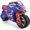 INJUSA Moto per Bambini 4 ai 7 Anni - Moto per Bambino 4-5 - 6 e 7 Anni Ruote Larghe Stabile Senza Pedali - Ergonomica Maniglia Trasporto + Design Spidey - INJUSA